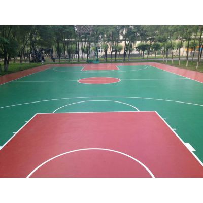 广西柳州学校塑胶篮球场施工单位 康奇体育